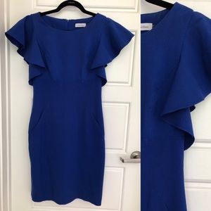 Blue Dress with Pockets